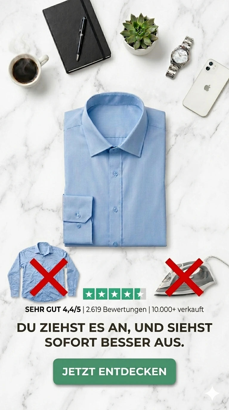 Bügelfreies Hemd — Slim Fit